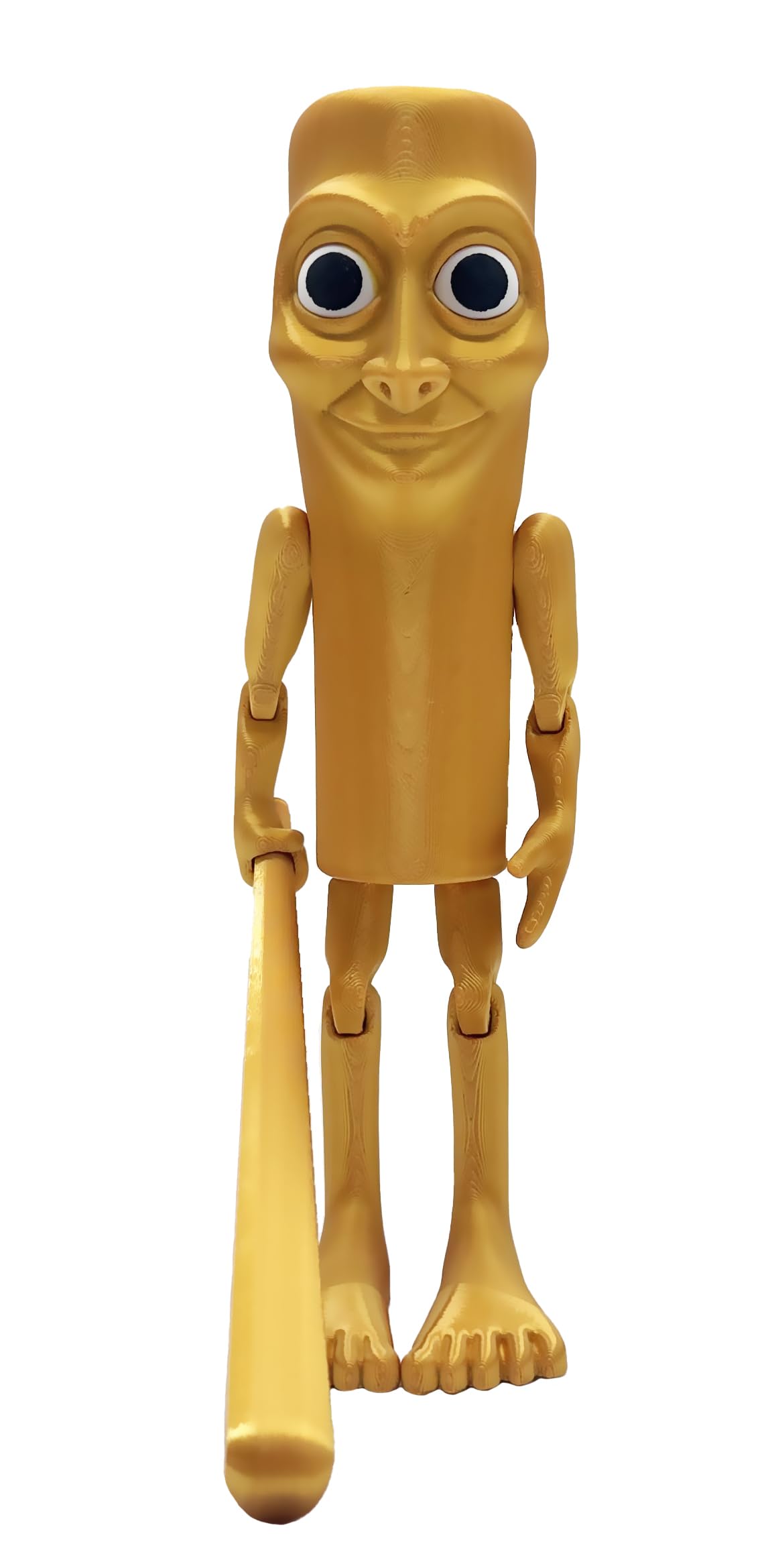 Tung Tung Tung Sahur Gold Edition, Articulated Figure XL Brainrot 19 cm, Official Collection Golden Doll - Image 4