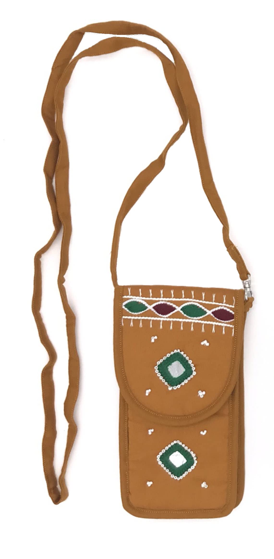 SriShopify Handicrafted Crossbody Mobile Bags For Women Flap Over Sling Bag Mobile | Ladies Purse Handbag | Crossbody Sling Strap | Stylish Mobile Sling Bag For Girls Mustard (B0BC45KDCQ) Amazon Price History, Amazon Price Tracker