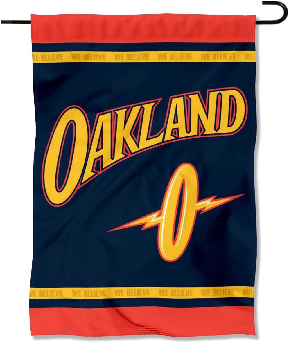 Golden State Warriors City Edition Double Sided Garden Flag