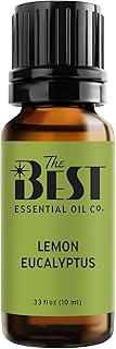 The Best Lemon Eucalyptus Essential Oil Premium Grade- 100% Pure & Natural for Aromatherapy, Diffuser, Spa, Massage, Air Freshener- 10 ml (.33 fl oz)