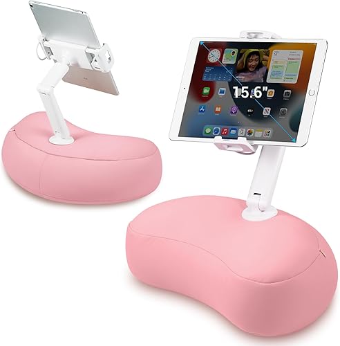 Miniatura 9 de NEARPOW Almohada con soporte para tablet, compatible con teléfono/tableta de 4.7 a 15.6 pulgadas, iPad, iPhone, Samsung, Google, Kindle, soporte de