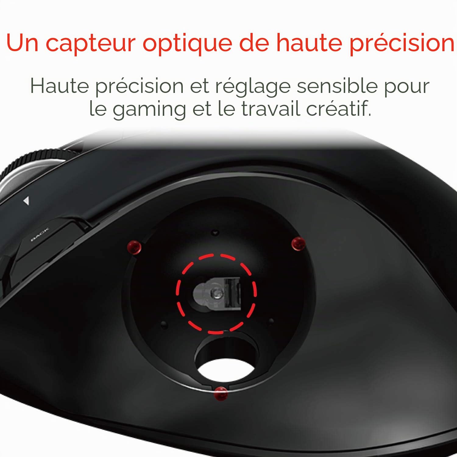 ELECOM M-XT3URBK Souris Filaire avec contrôle Facile du Pouce, Design Ergonomique sculpté, Fonction à 6 Boutons avec Suivi Fluide, capteur de Jeu Optique de précision, Compatible avec Windows/Mac