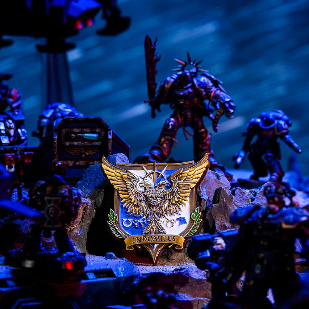 Starforged Brooch Roboute Guilliman Indomitus Crusade Campaign Badge Pin Badge Warhammer 40000