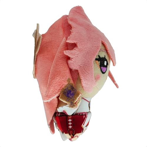 Miniatura 2 de KOOLIYA Genshin Impact Figura de peluche de tamaño pequeño (4 pulgadas), llavero de anime, regalo suave para fanáticos del juego, Yae Miko