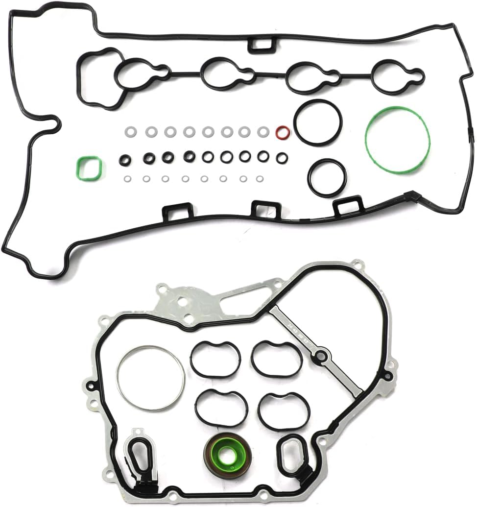 Torchbeam Head Gasket Set with Bolts Timing Chain Kit Water Pump Compatible with 2009-2017 Chevy Captiva Cobalt Equinox HHR Malibu, Buick Lacrosse Verano, GMC Terrain, Pontiac 2.4L HS26517PT 9-4201S