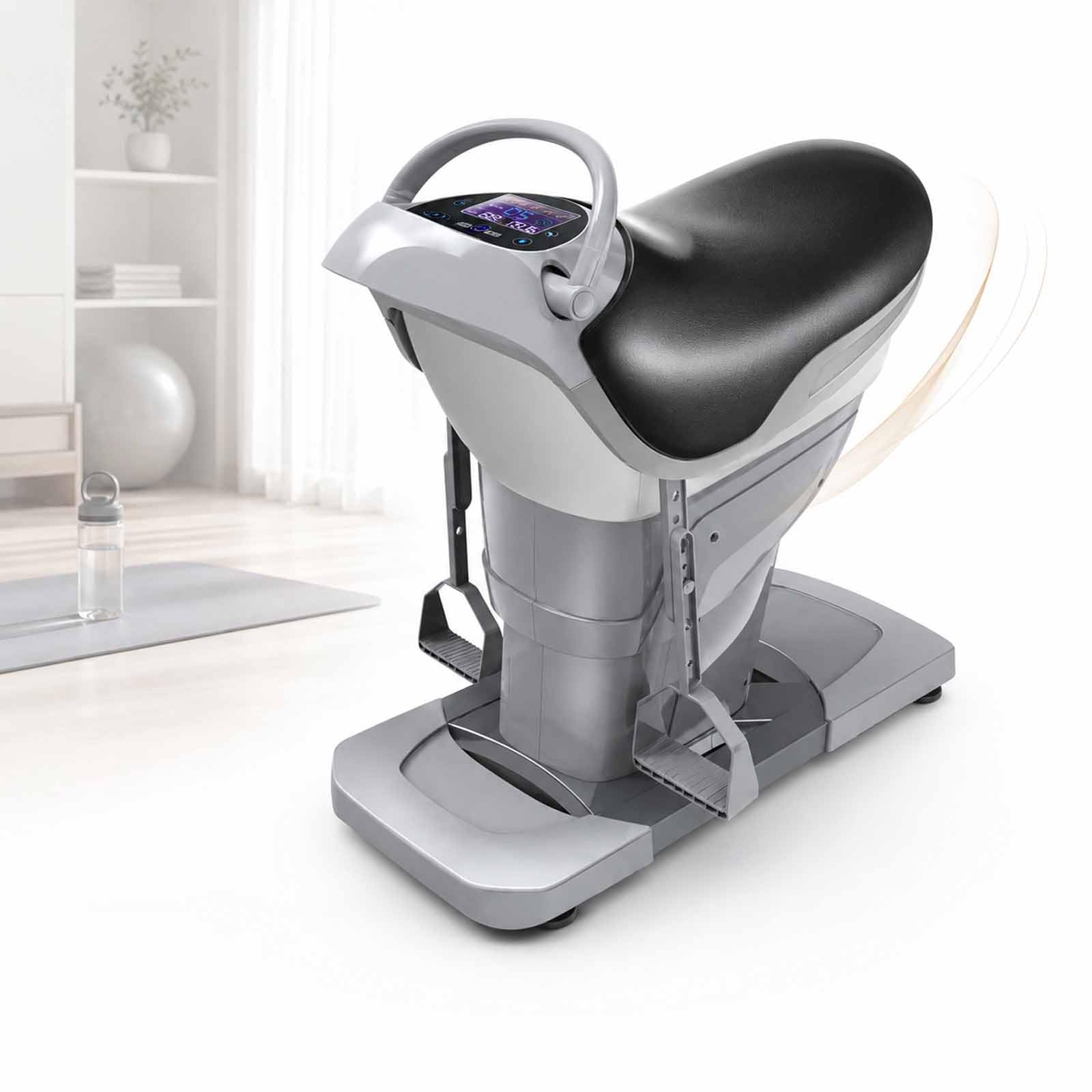 Elektryczny symulator jazdy konnej, przyrząd treningowy z wyłącznikiem bezpieczeństwa, ruch 3D-8, 20 prędkości, wyświetlacz LCD, 150 kg, trening cardio w domu