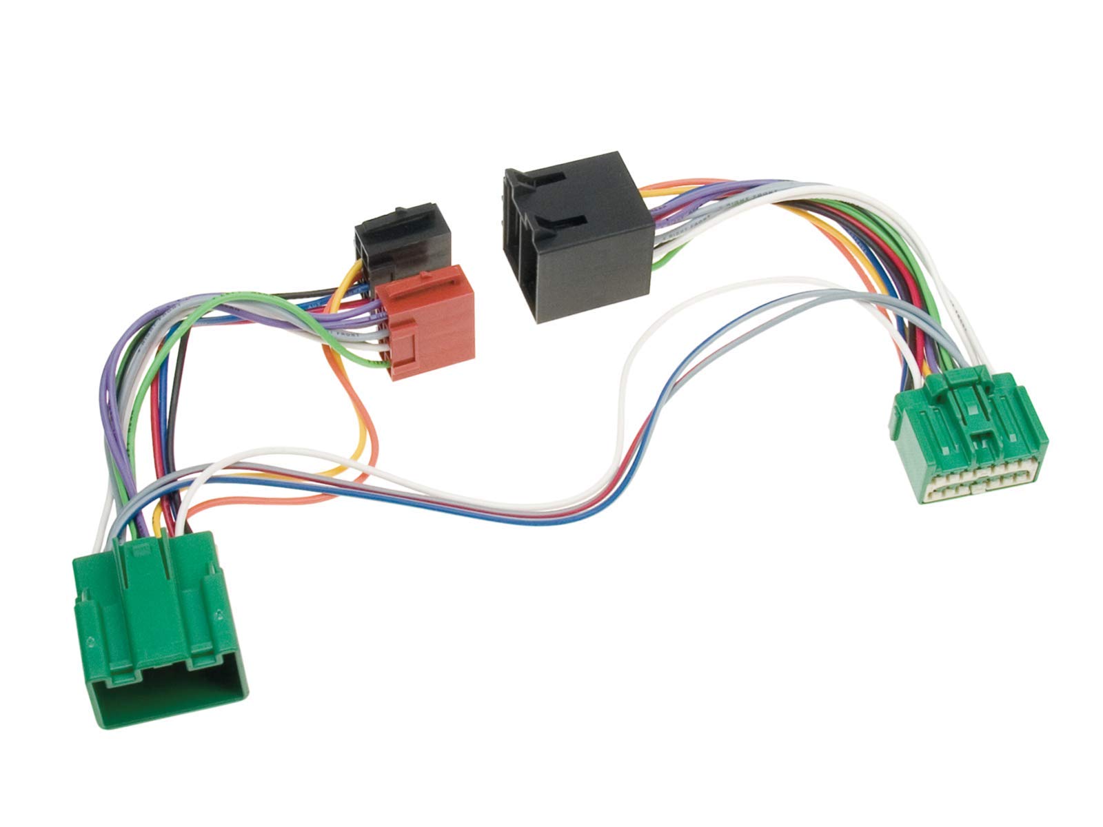 ACV ISO Wiring Harness Adapter with various colored wires and connectors