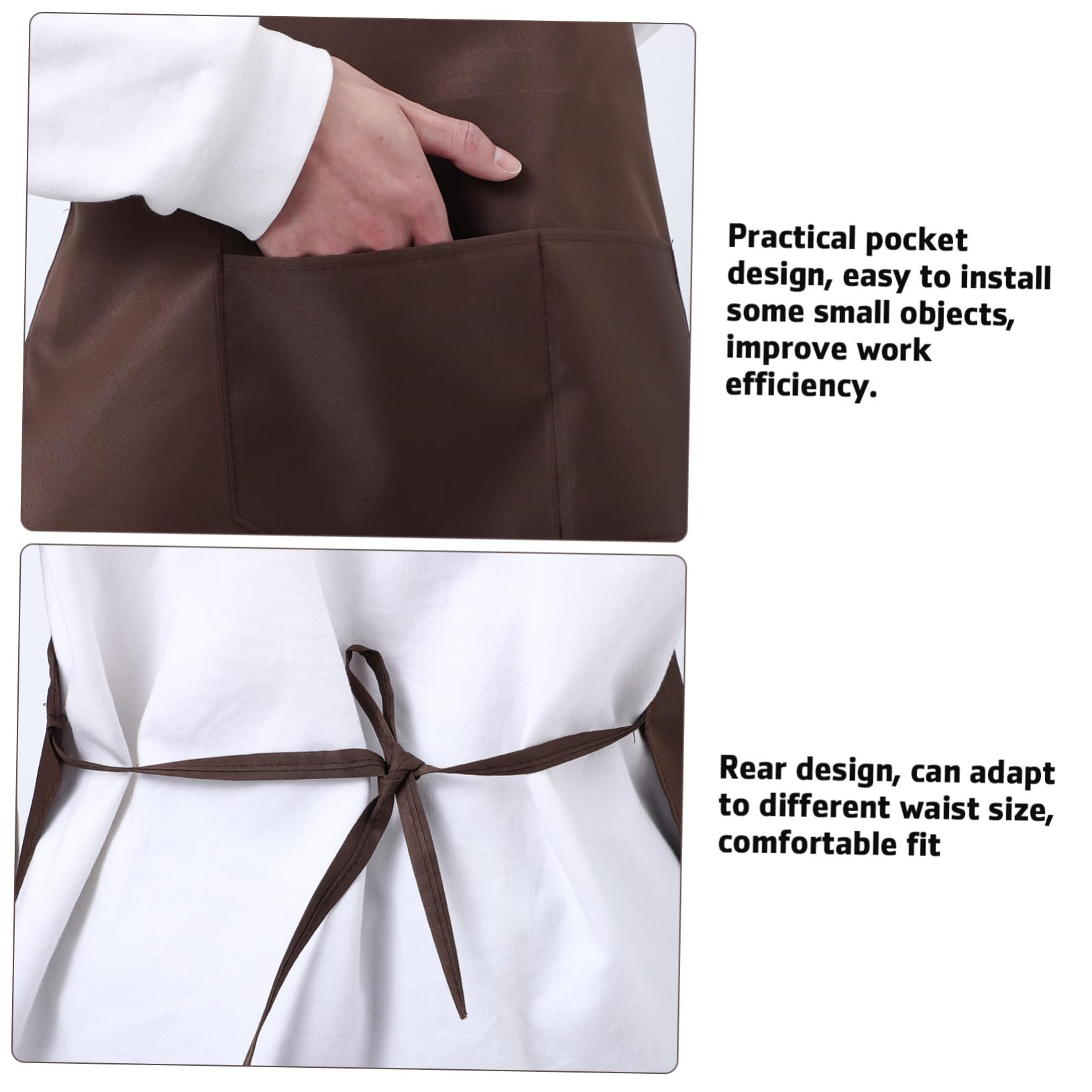 ERINGOGO 12 Piezas Delantales de Cocina Unisex con Bolsillo Frontal Protectores Ligeros para Adultos Aptos para Jardinería y Pintura