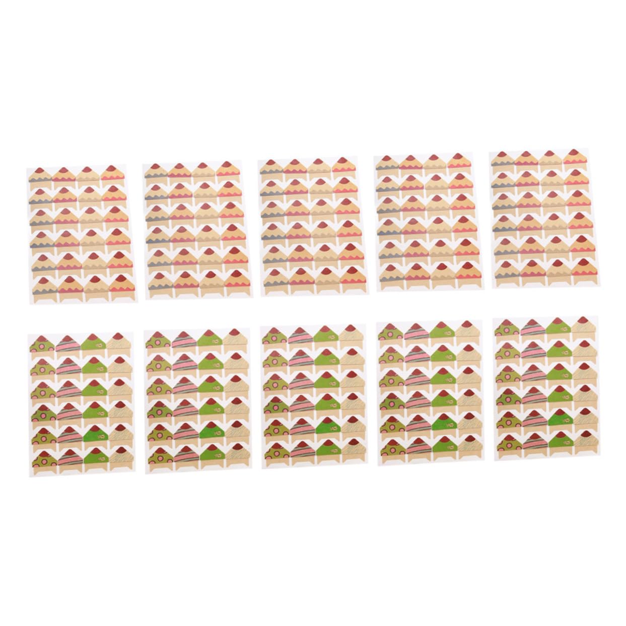NUOBESTY DIY Photo Album Corners 24 Pack Self-Adhesive Stickers Scrapbook Photo Corners