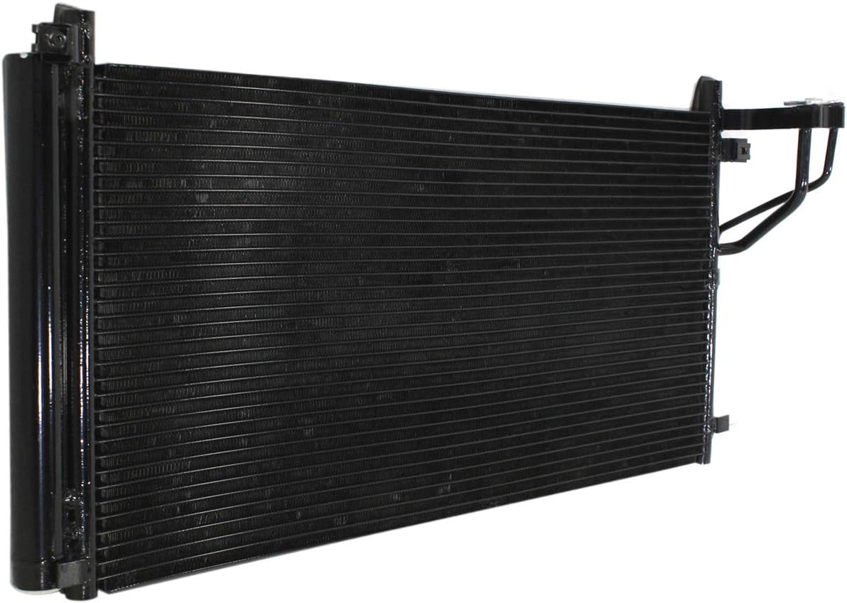 Evan Fischer A/C Condenser Compatible with 2006-2010 Hyundai Sonata, Fits 2006-2010 Kia Optima, Fits 2006-2011 Hyundai Azera, Fits 2006-2010 Kia Magentis With Receiver Drier - HY3030136