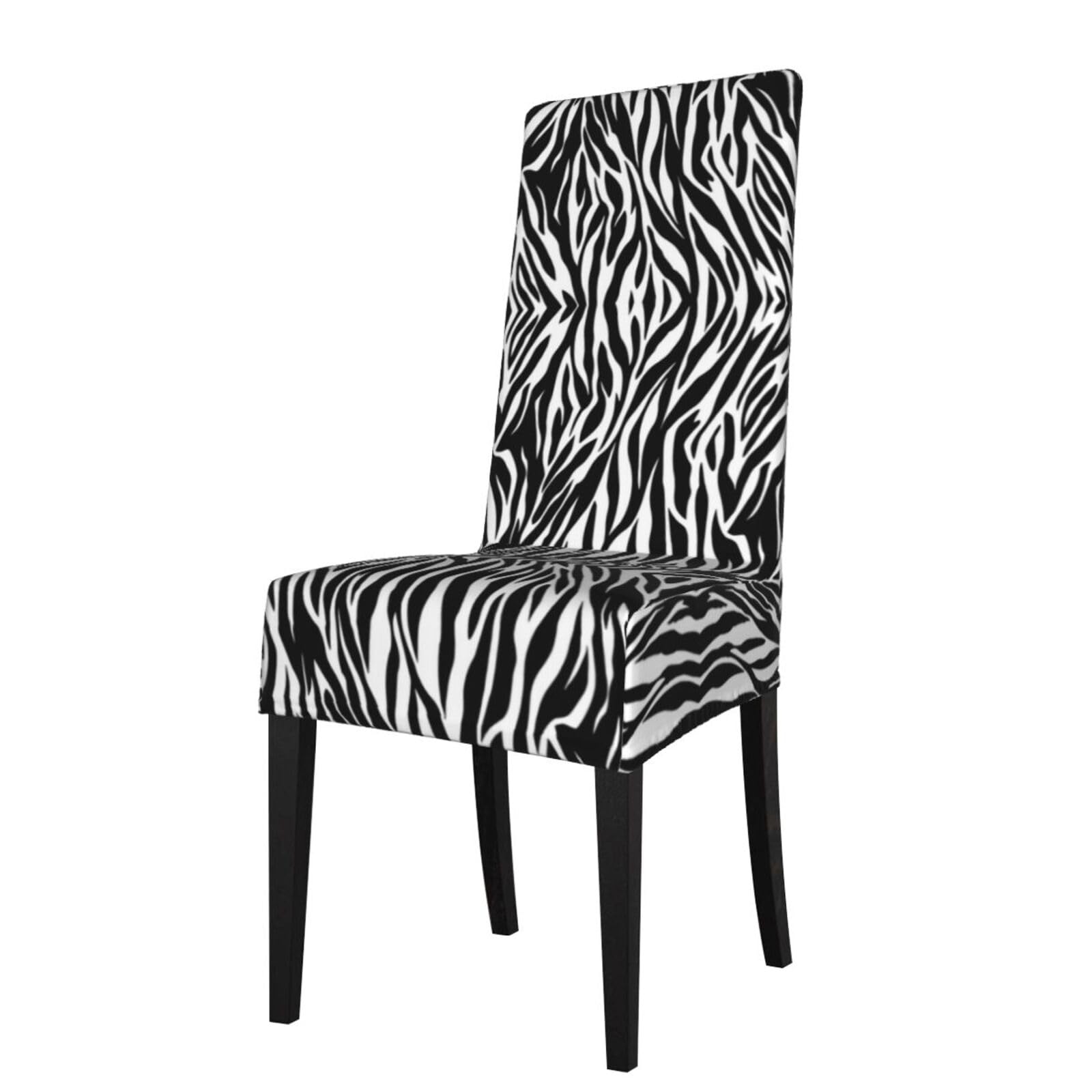 YYHWHJDE Zebra Print Prints Protection Cover for Dining Chair – Stretchable Slipcovers for a Refreshing Dining Room Makeover