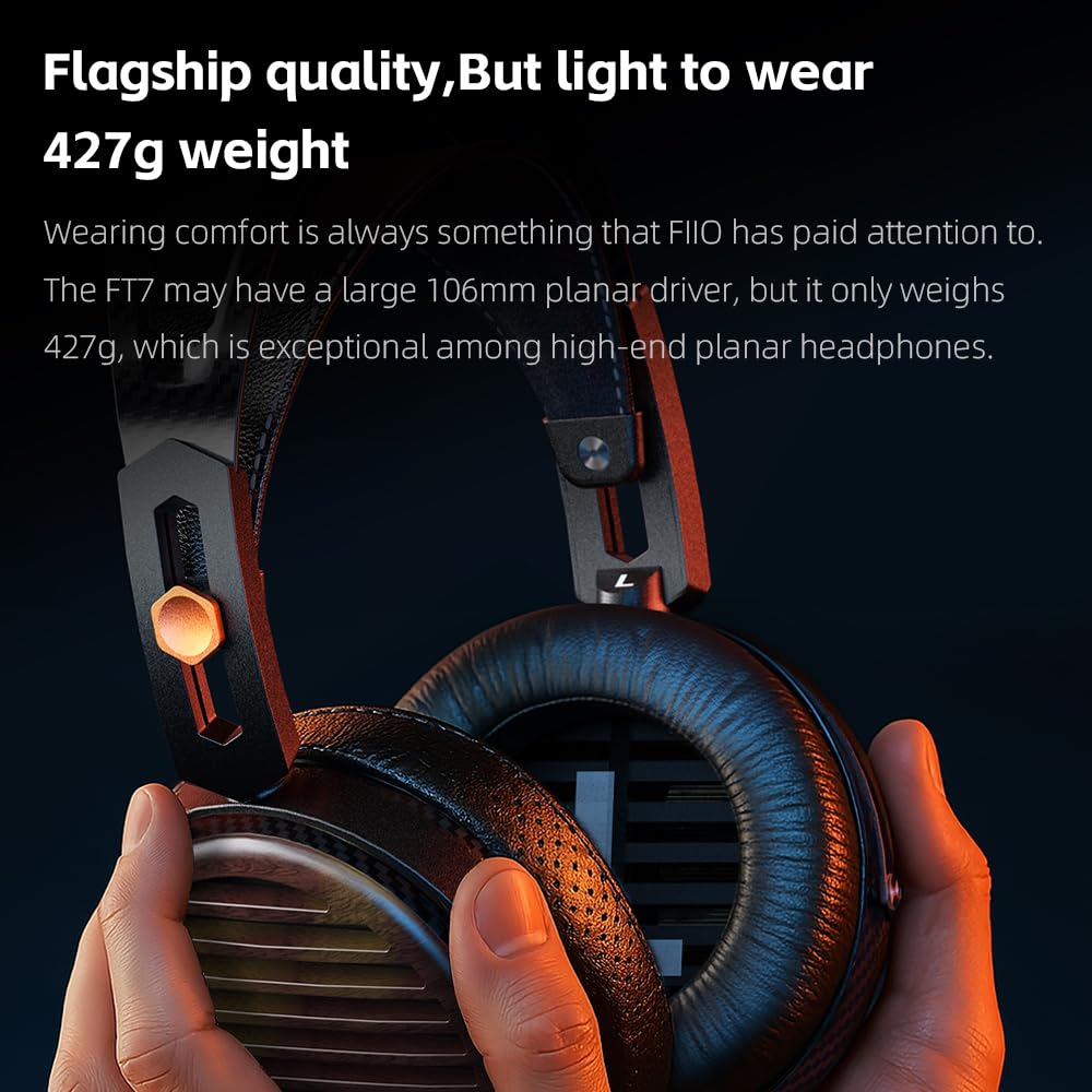 FiiO FT7 Flagship Over-Ear-Kopfhörer mit offener Rückseite