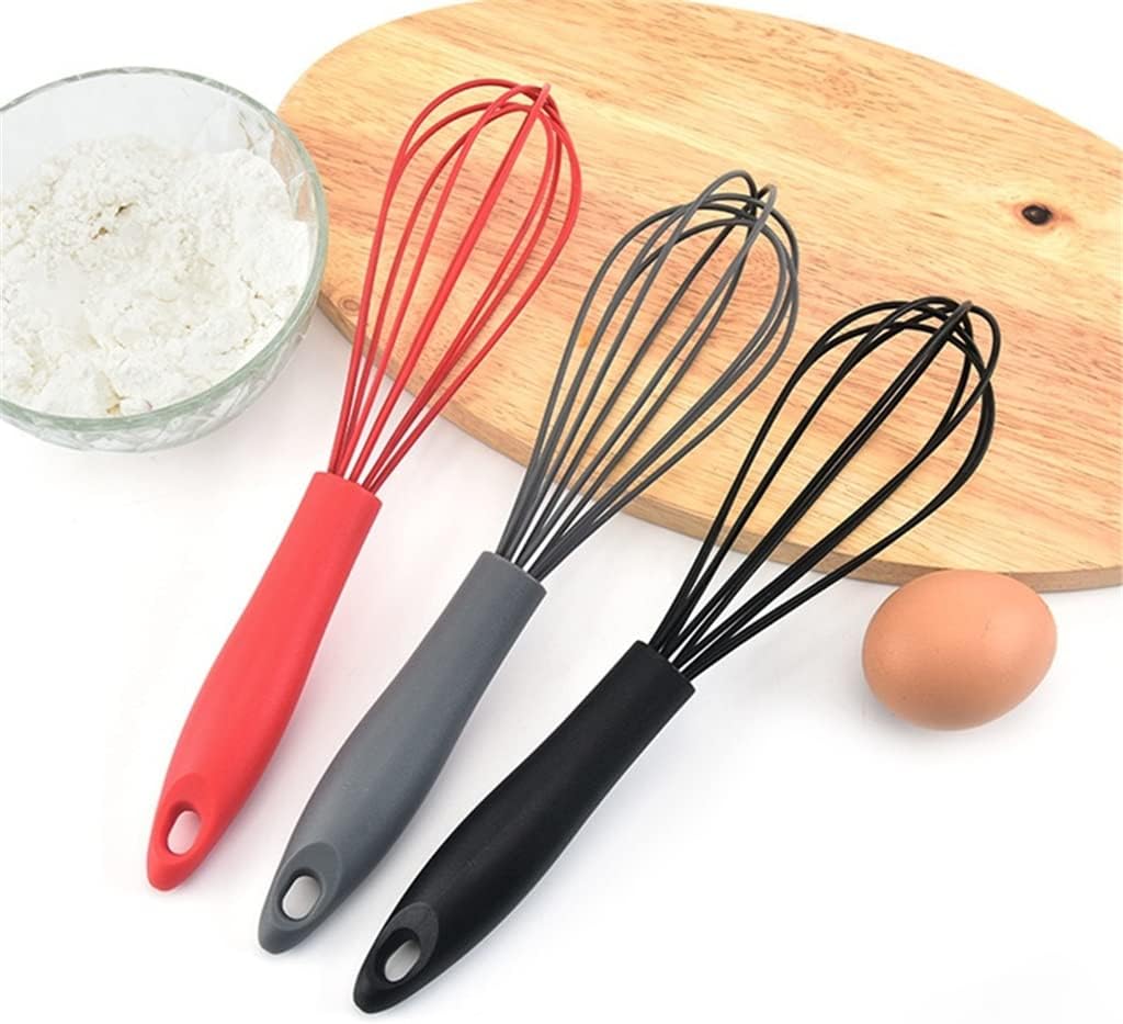 Multifunctional Rotary Manual Egg Beater Mixer Mini Plastic Kitchen Whisk Bake Tool Agitator Silicone(white-Dinosaur Doodle4)