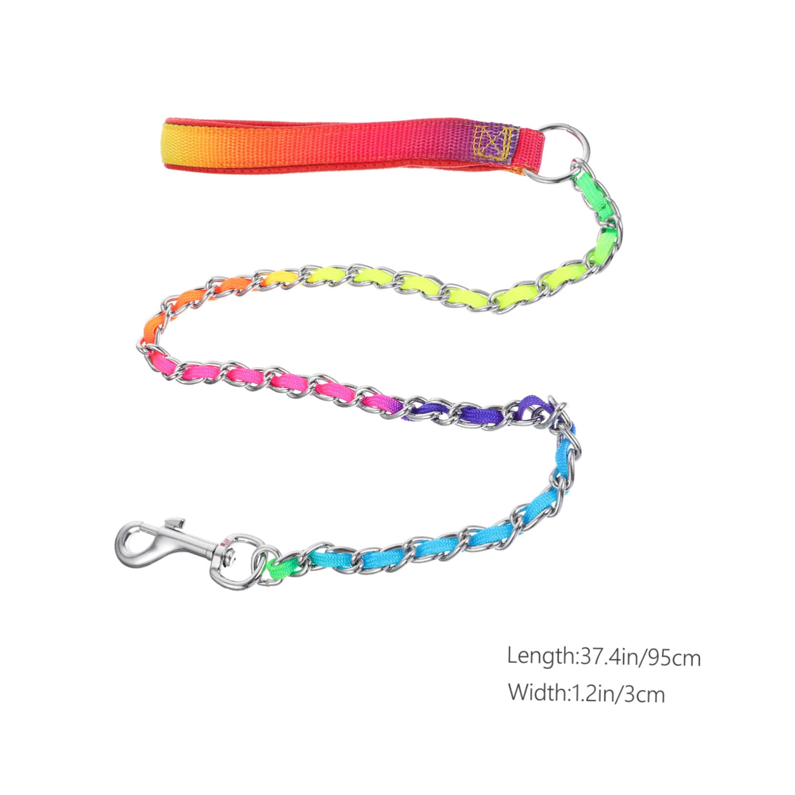 GRIRIW Professional Wear-resistant Dog Chain Lightweight and Sturdy Pet Leash Comfortable and Skin-friendly Convenient for Daily Use Anti-bite Design for Puppies - Image 2