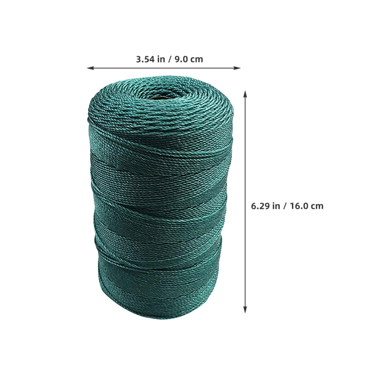 Cuerda de Pesca de Hilo de Nailon Trenzado 6 Hilos 2 Piezas para Reparación de Redes de Pesca en Agua Dulce y Salada Resistente para Uso