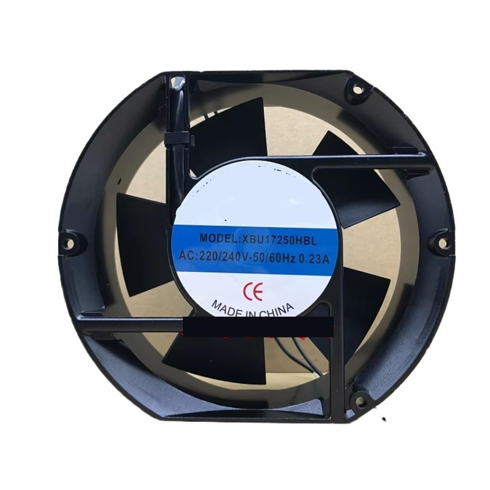 TPKMVGAP XBU17250HBL AC 220V 0.23A 172x150x51mm 2-Wire Server Cooling Fan