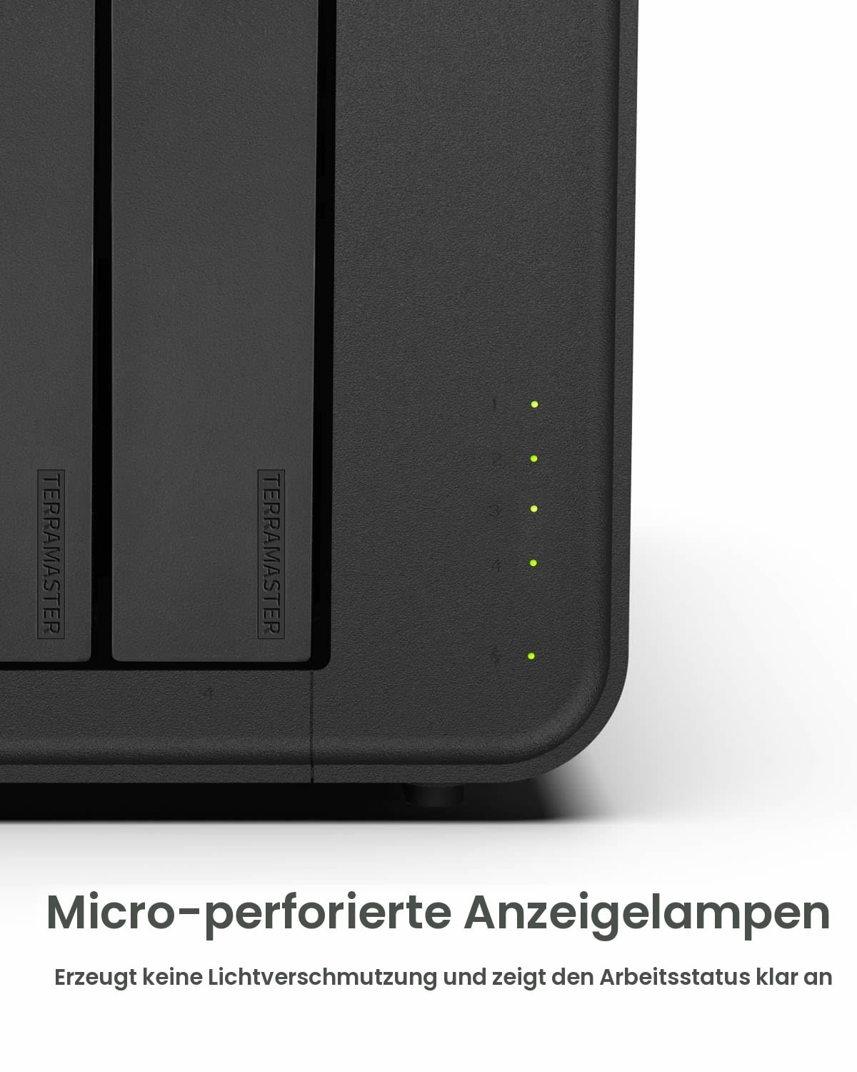 TERRAMASTER F4-424 Pro NAS Speicher - 4Bay Core i3-N305 8-Core 8-Thread CPU, 32GB DDR5 RAM, 2.5GbE Port x 2, Network Attached Storage Spitzenleistung für Unternehmen (Diskless)