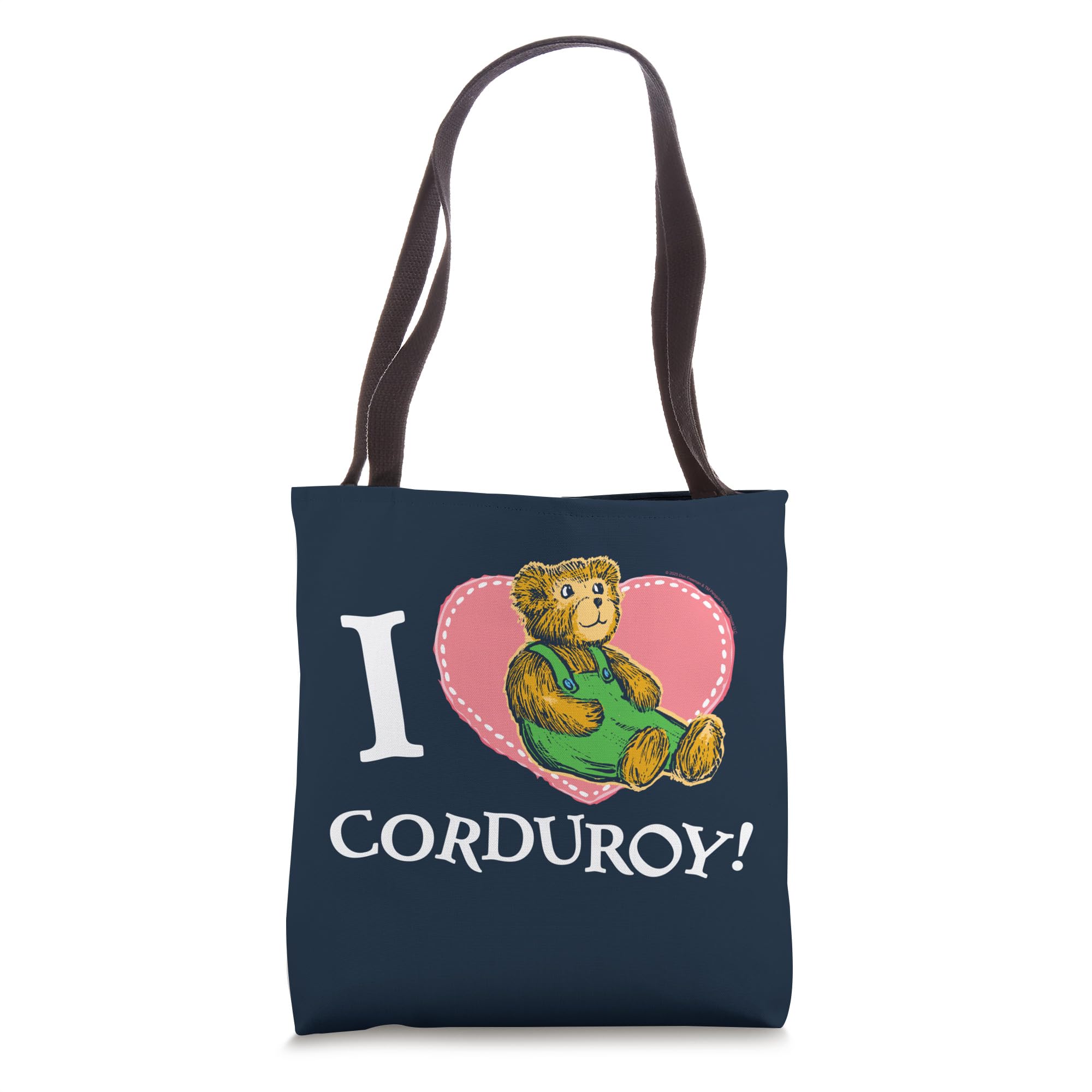Corduroy I Heart Corduroy Teddy Bear Retro Children's Book Tote Bag