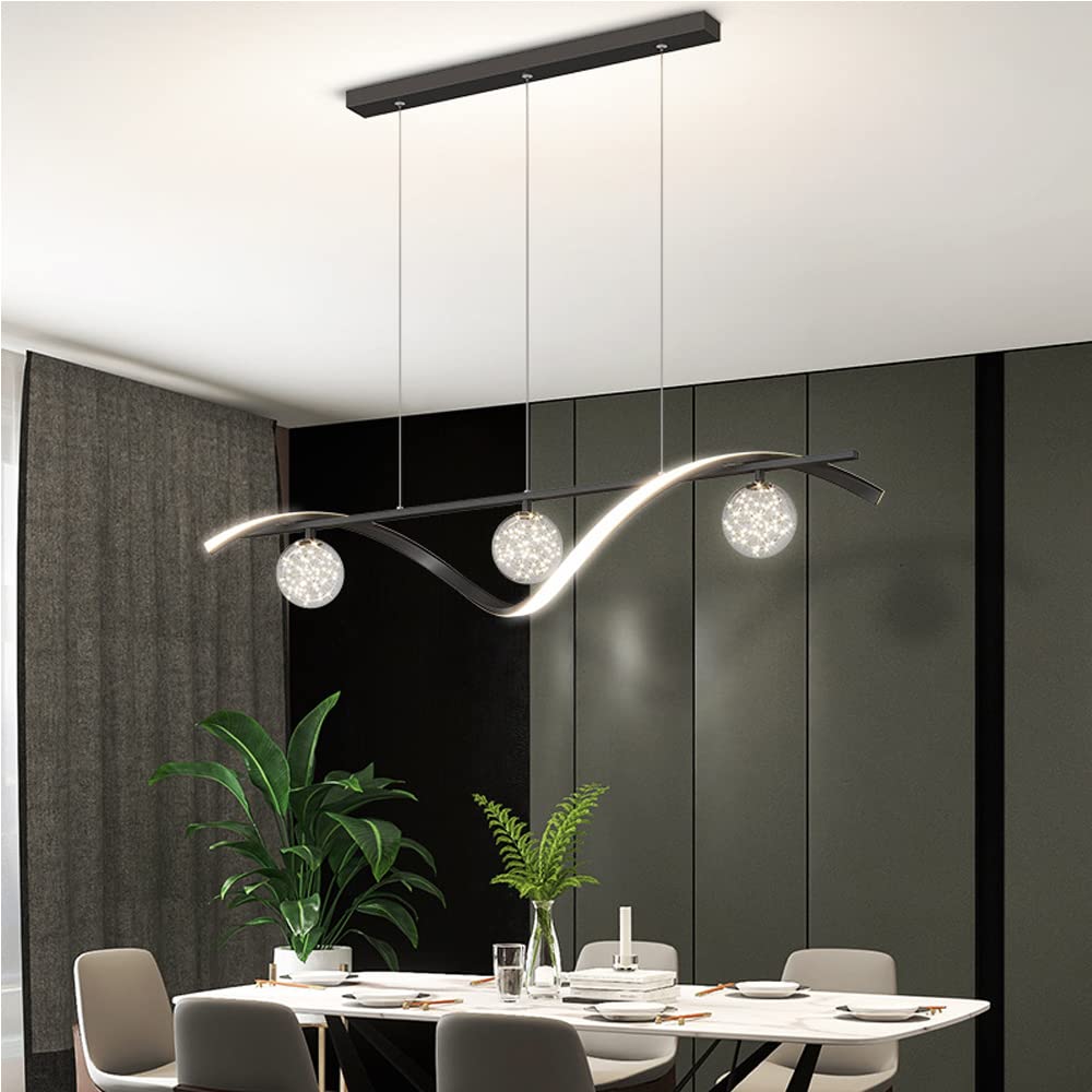 Nordyckie akrylowe lampy wiszące led Nowoczesne, minimalistyczne lampy do salonu 30 W Kreatywna wyspa kuchenna Stół do jadalni Bar Luksusowy żyrandol ze szkła Gypsophila Oświetlenie upamiętniające