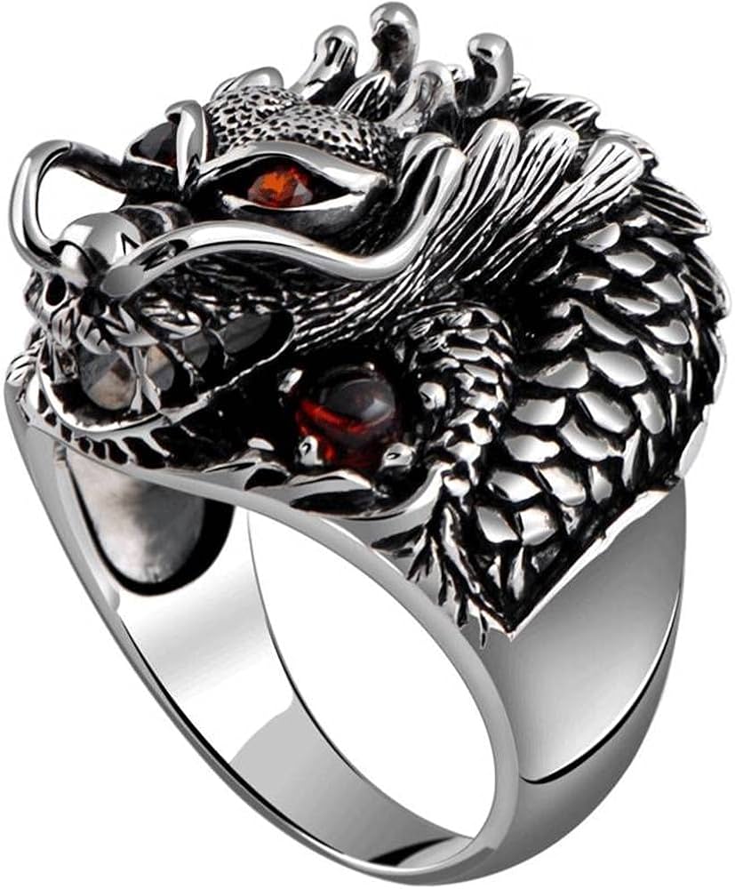 Myshiwu Anillo De Plata De Ley 925 Ajustable Con Diseño De Tigre Vintage Tailandés Gótico Punk Joyería Para Mujeres Y Hombres Regalo, Plata De Ley, Sin Piedras Preciosas