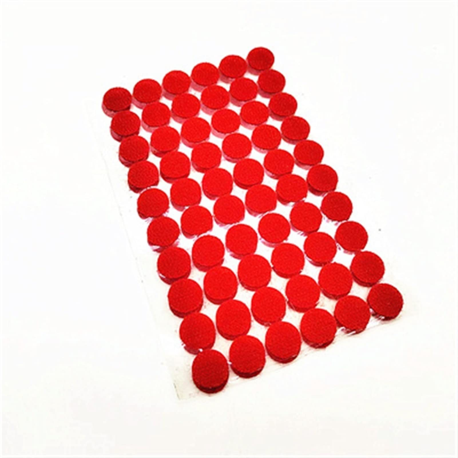 Oxidax Red 100Pairs Dot Stickers Self Adhesive Fastener Tape 10/15/20/25/30Mm Disc Adhesive Strong Glue Magic Sticker Round Coins Hook Loop For Handcraft (Color : 15Mm 60Pairs, Size : Hook Loop)