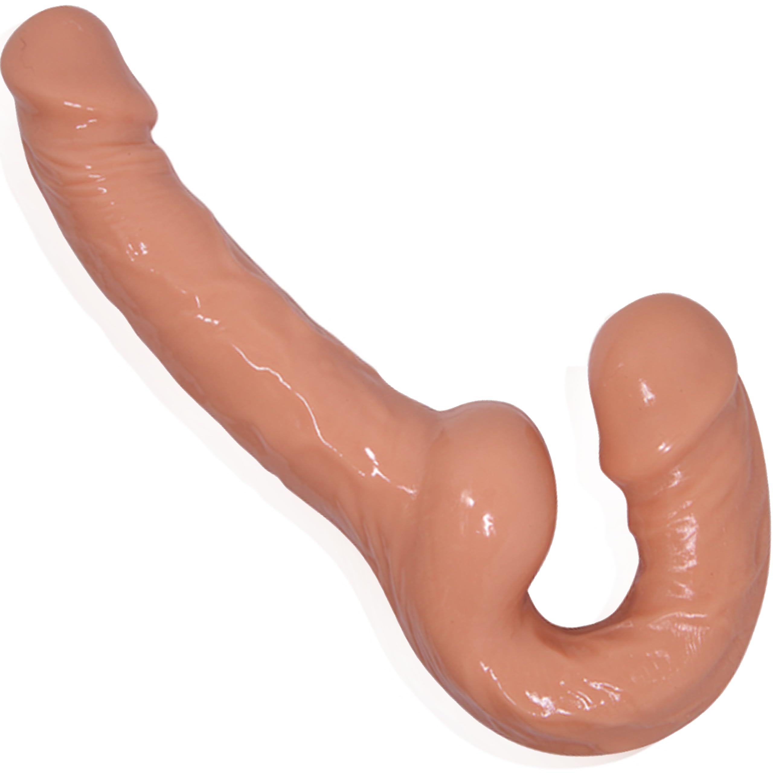 FOPS Doppio Dildo Realistico 15cm⌀3.6cm 11cm⌀4.2cm TPR Morbido Doppia Testa Flessibile Impermeabile Dildo Anale Strap On Per Donne Lesbiche Sex Toys Coppia Per Piacere Intenso D43