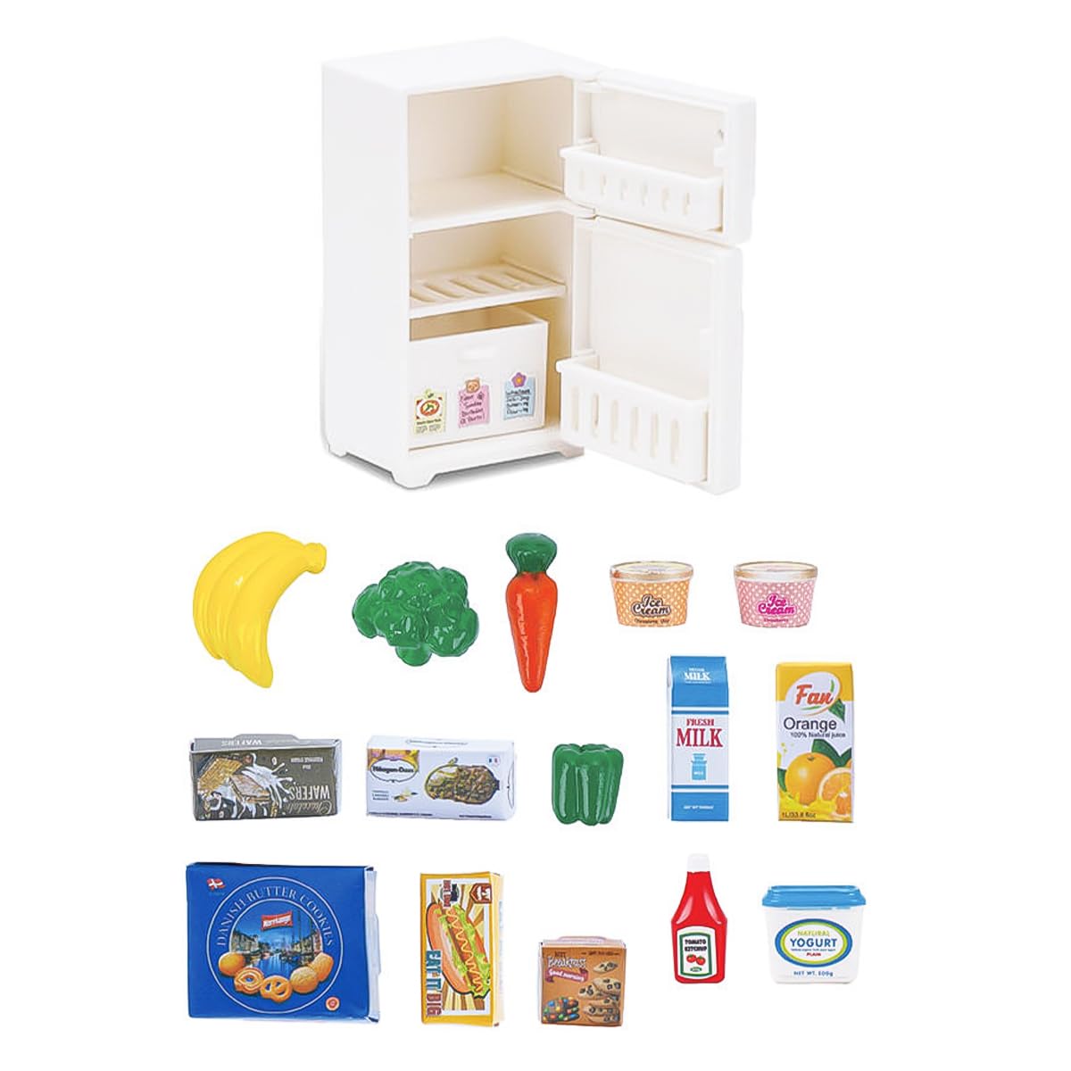 Sarini Miniature Refrigerator Mini Appliance Model Kitchen Scene Ornaments Add Fun To Life And Scene Realism
