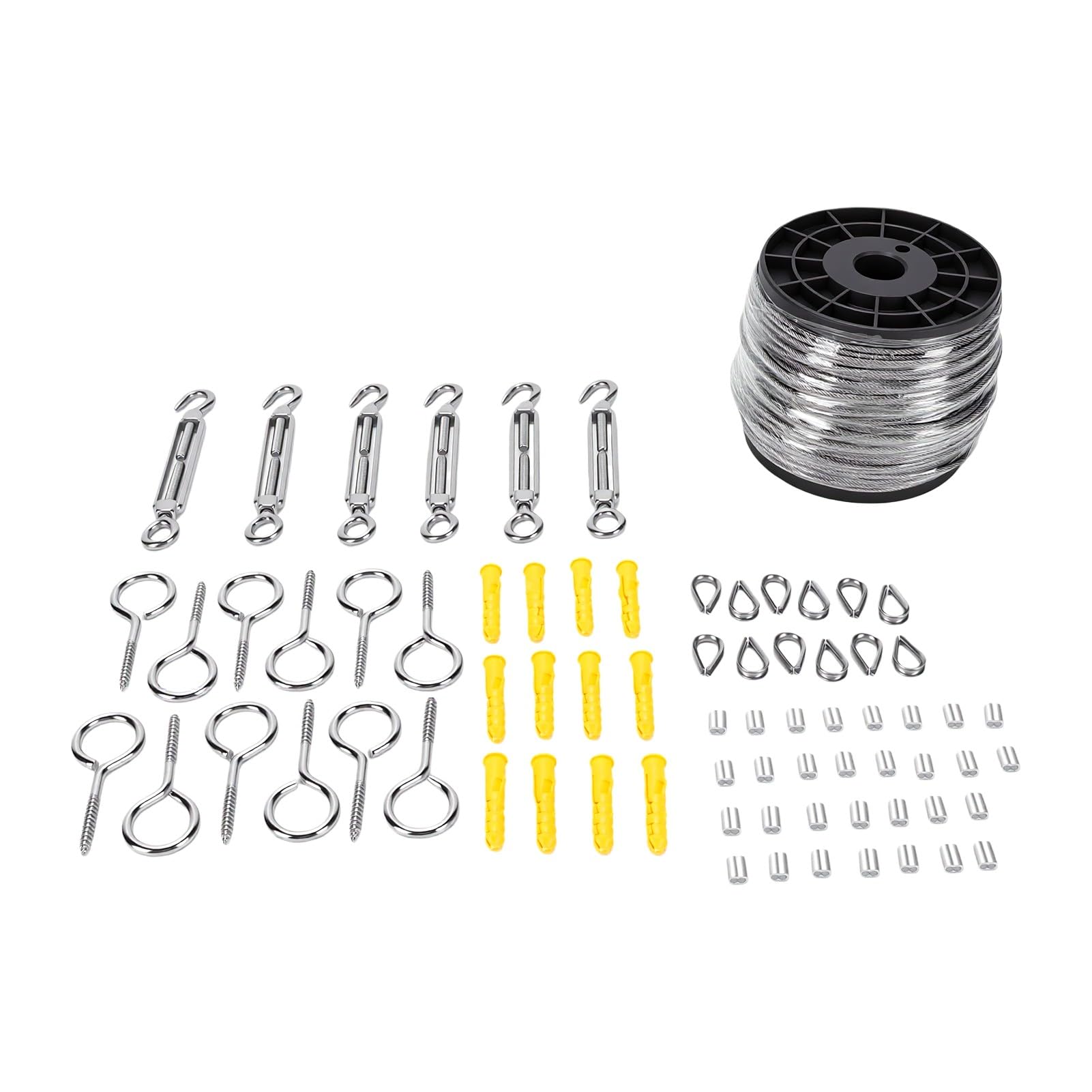 Aramox Linka Stalowa z Liny ze Stali Nierdzewnej 304, Powlekana PVC,