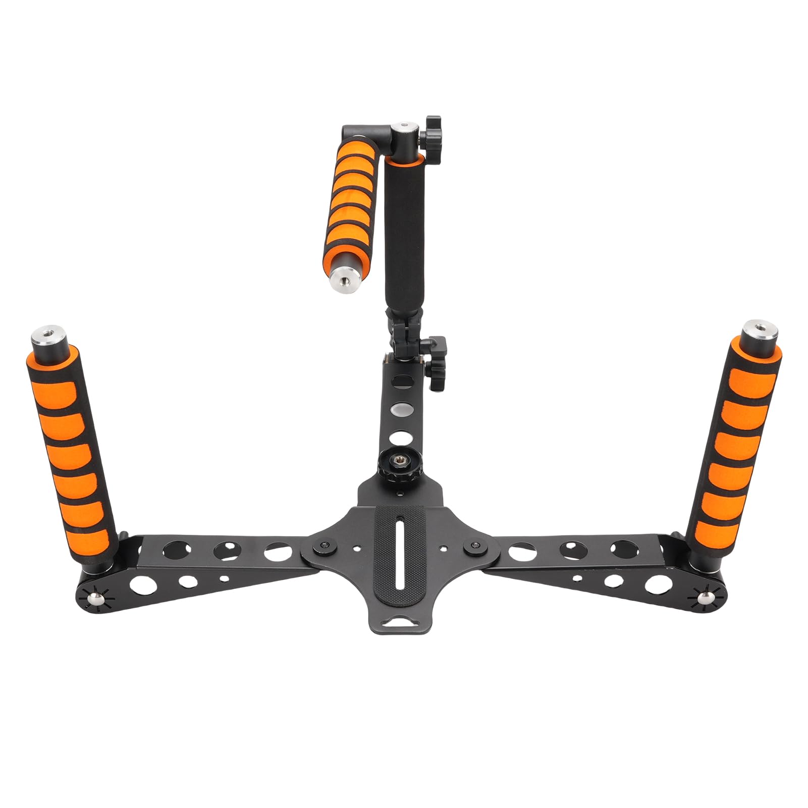 Luqeeg Kit de Stabilisateur d'épaule pour Appareil Photo, Support DSLR à Poignée Réglable, Stabilisateur de Poignée avec Support de Caméscope, Idéal pour Les Cinéastes Vloggers Live Streamers