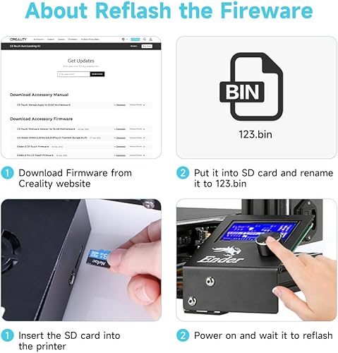 Miniatura 5 de Creality Kit de nivelación automática CR Touch, kit de sensor de nivelación automática de cama de impresora 3D para Ender 3/Ender 3 Pro/Ender 3