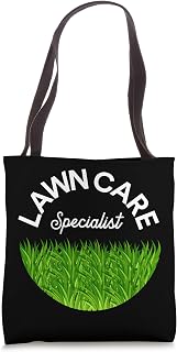 Lawn Care Specialist Funny Gardener Lawn Mower Lovers Outfit Tote Bag