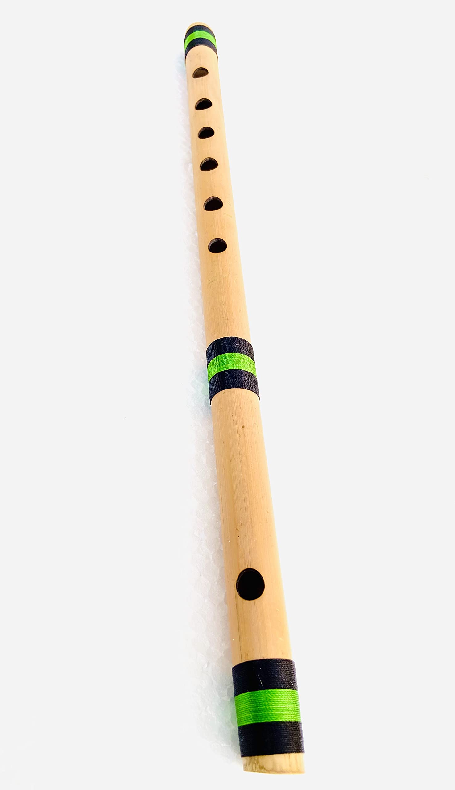 HS INTERNET Bamboo Flute G Sharp Flute Natural Bansuri P02-image-0