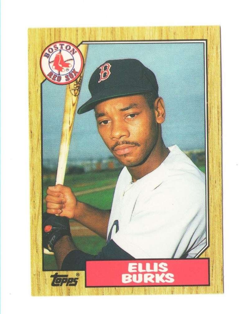 Amazon.com: 1987 Topps Traded TIFFANY - BOSTON RED SOX Ellis Burks :  Collectibles & Fine Art