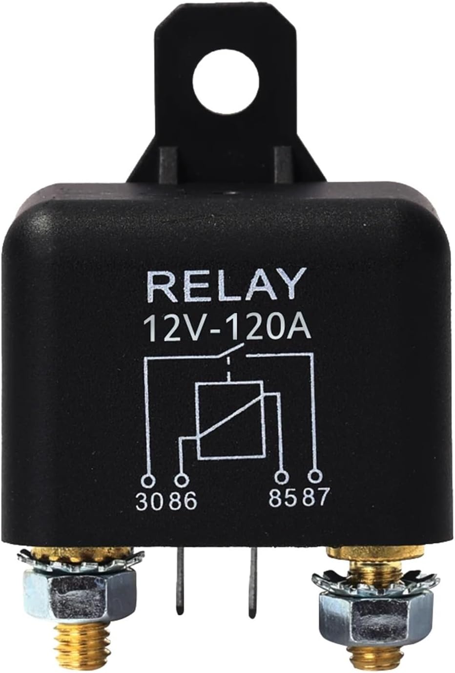 Car Truck Motor Automotive Relay 24V/12V 200A/100A Continuous Type Automotive Car Relays Replacement Parts Accessories (Size : 24V 120A)