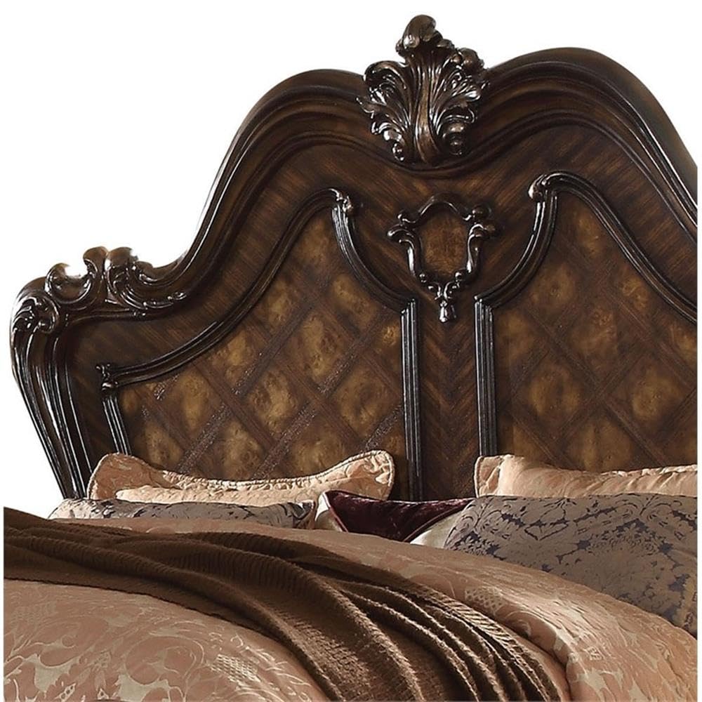Amazon.com: Acme Versailles Queen Bed - 21790Q - Cherry Oak : Home