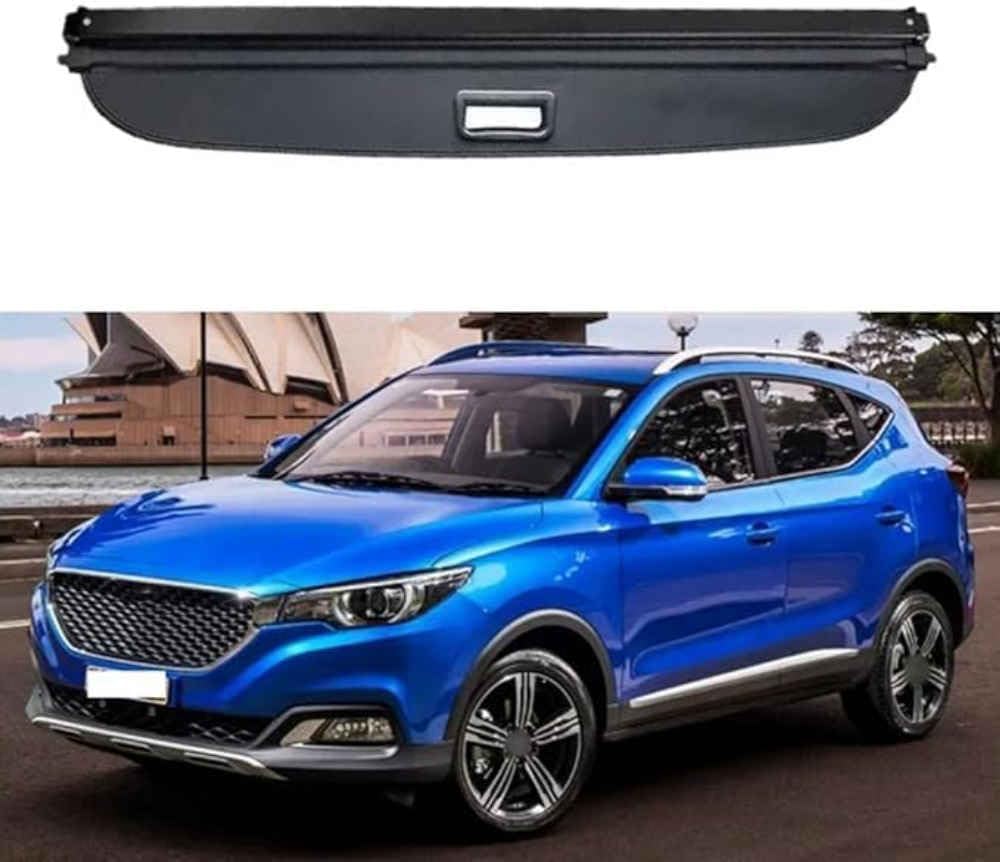 BINNXC Car Retractable Trunk Parcel Shelf for MG ZS EV ZX ZST 2018-2024, Waterproof Retractable Rear Luggage Cover, Rear Boot Cargo Cover Accessories