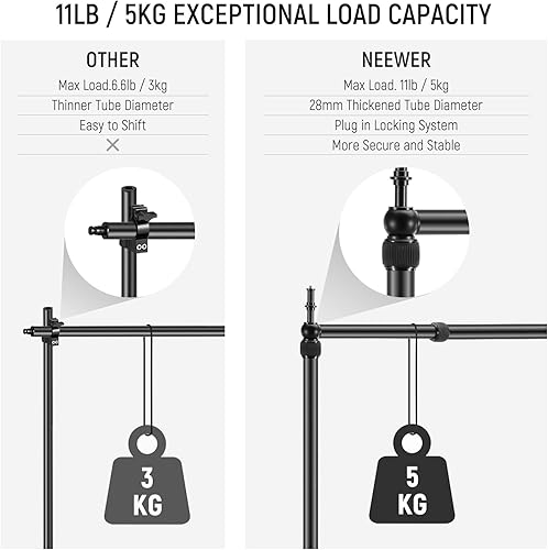 Miniatura 5 de NEEWER NK002 - Soporte para cámara con 2 cabezas esféricas, Super abrazaderasoporte para teléfono móvilsoporte de escritorio para cámara, soporte