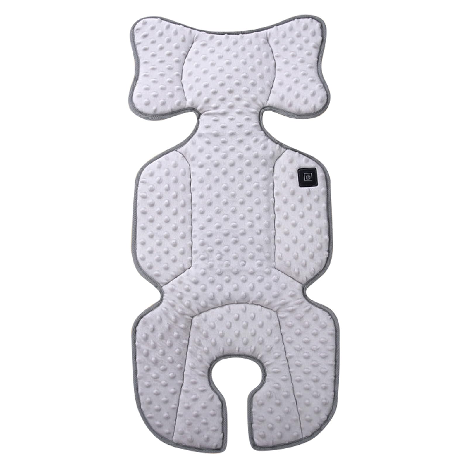 USB Heated Baby Strollers Cushions Polyester 14x31inch Providing Winter Warmth Rapid Heating Dotted Pattern for Outdoor