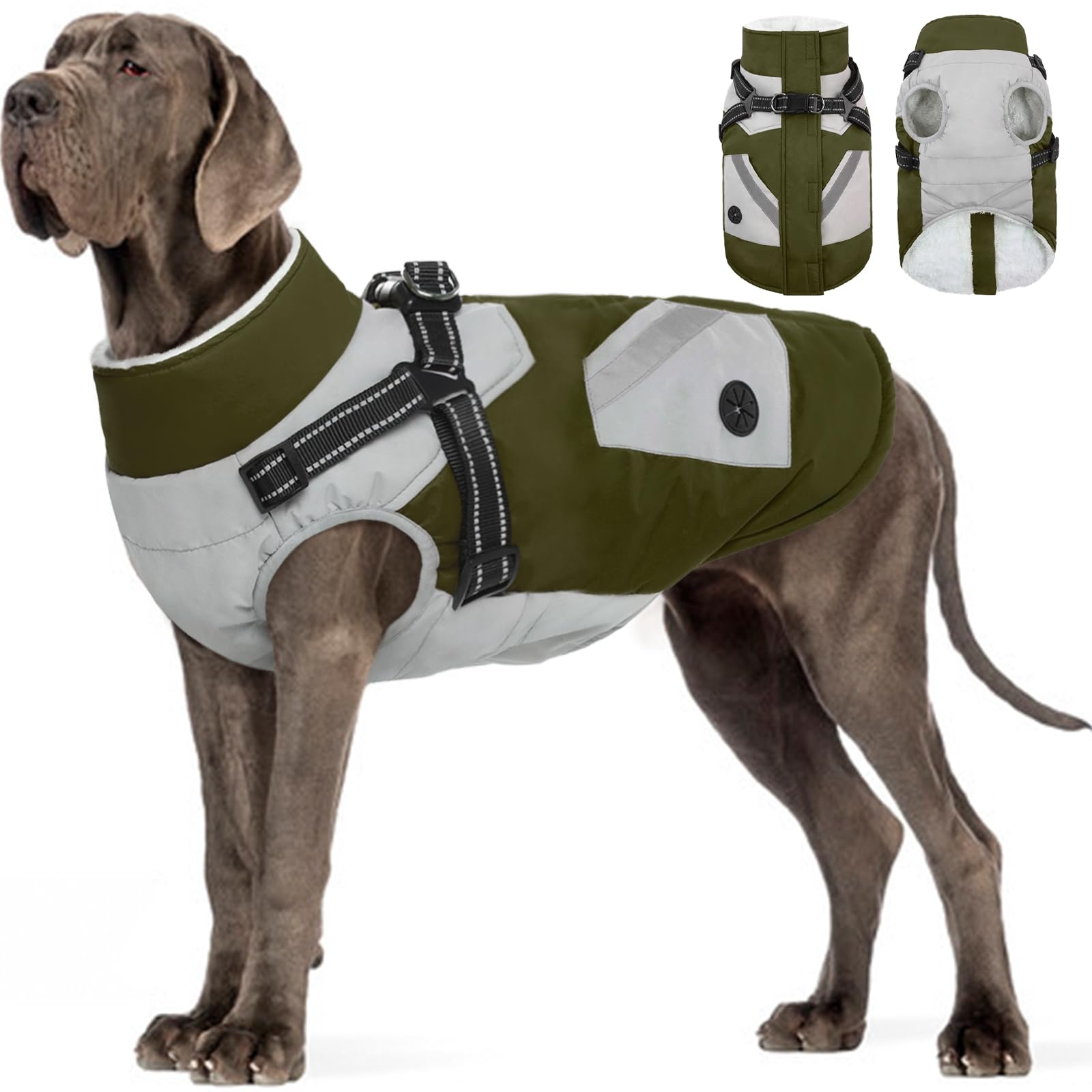 FUAMEY Dog Winter Jacket