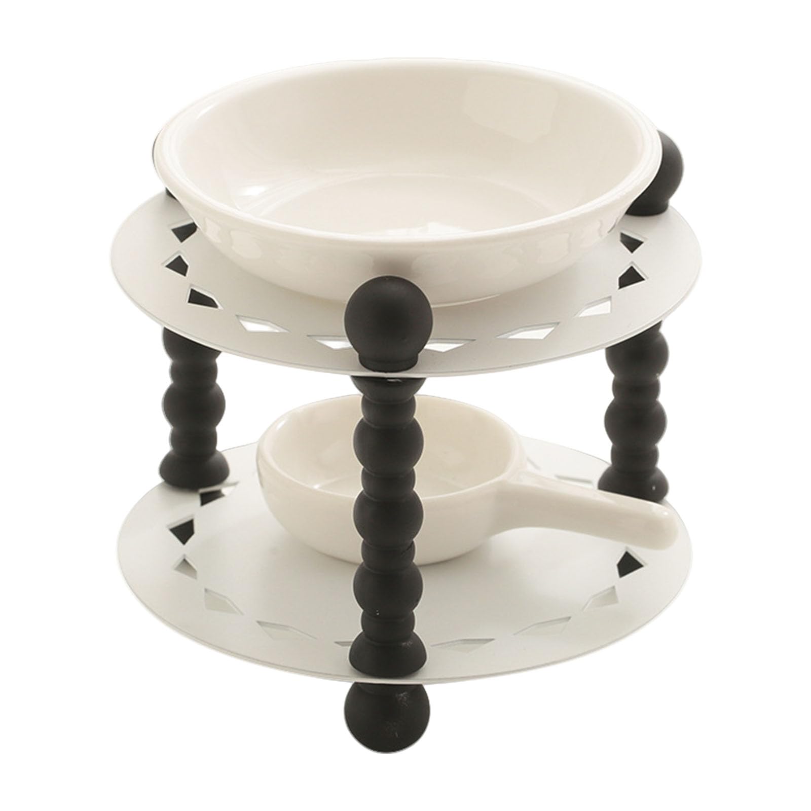 Xjdzineq Decorative Ceramics EssentialOil Burners with Tealight Spoon Aromatherapies Diffuser for Living Room or Bedroom Aromatherapies Oil Warmer