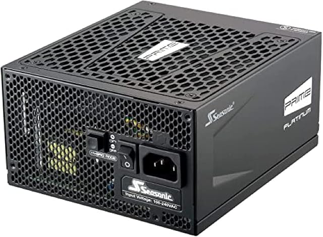 Seasonic Prime Ultra Platinum 1300W (80+Platinum, ATX 12V) Power Supply for Computer/Gaming PC's, 6x PCIe, Cable Management
