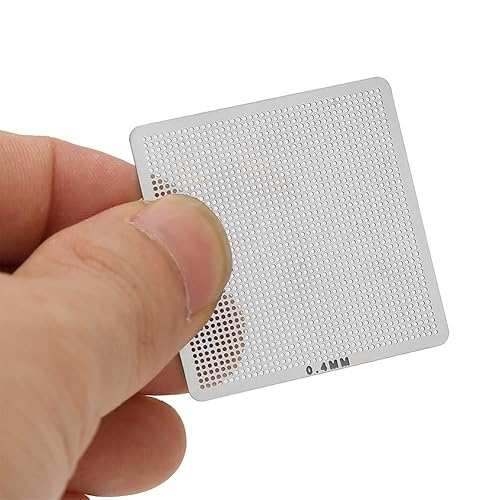 Miniatura 4 de BGA - Red de retrabajo, 130 piezas BGA Universal, plantillas de red de retrabajo de malla de acero directamente calor set kit para laptop,