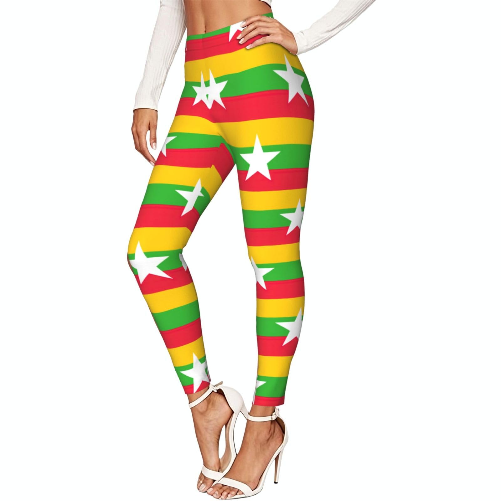 Leggings de compresión de Myanmar sin transparencias mallas de gimnasio 7