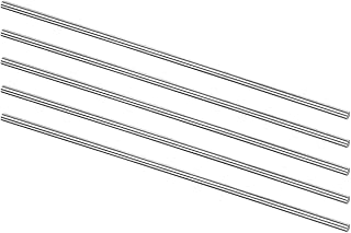 uxcell 5pcs Round Steel Metal Rods, 2.3mm x 100mm High Speed Steel (HSS) Lathe Bar Stock Tool, for Shaft Gear Drill Lathes Price In India