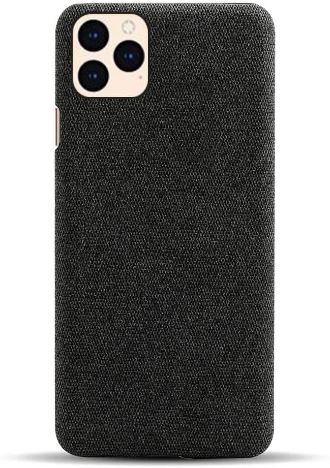 Étui tissu pour iPhone 12 Pro, housse anti-empreinte chic et anti-chocs