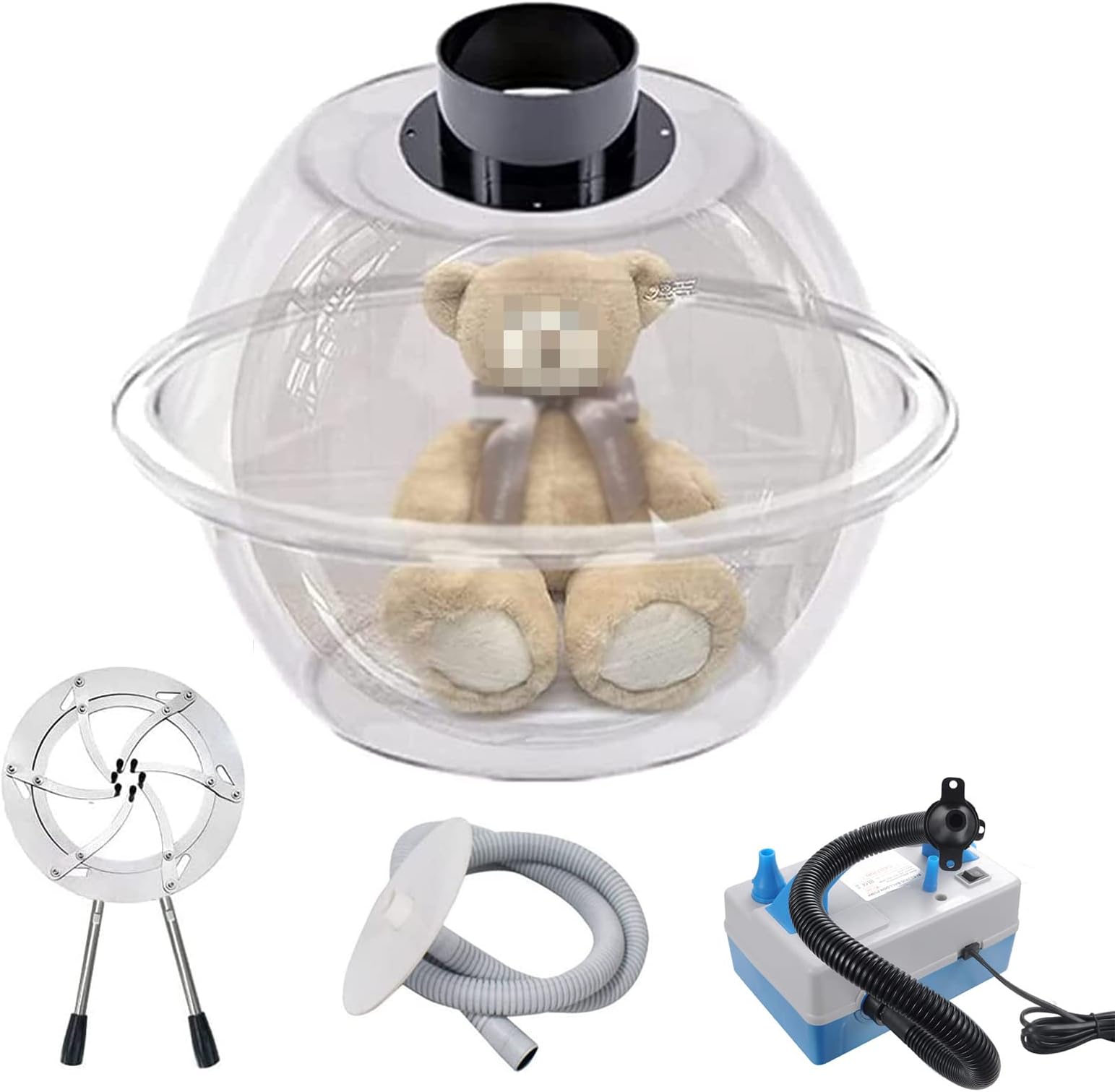 Balloon Stuffing Machine, Balloons Filling Machine with Electric Balloon Pump and Balloon Expander Stuffer Extractor, DIY Balloon Stuffer for Gifts Filling Plush Toys Bouquets