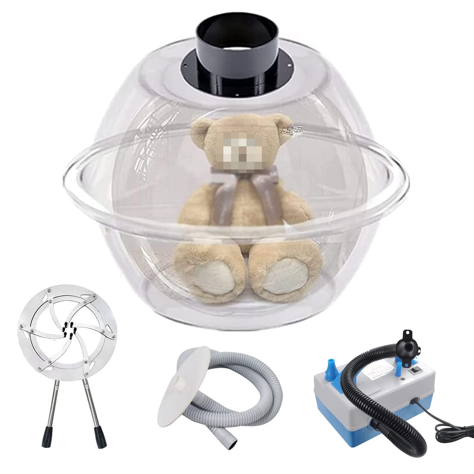 wiedao Balloon Stuffing Machine, Balloons Filling Machine with Electric Balloon Pump and Balloon Expander Stuffer Extractor, DIY Balloon Stuffer for Gifts Filling Plush Toys Bouquets
