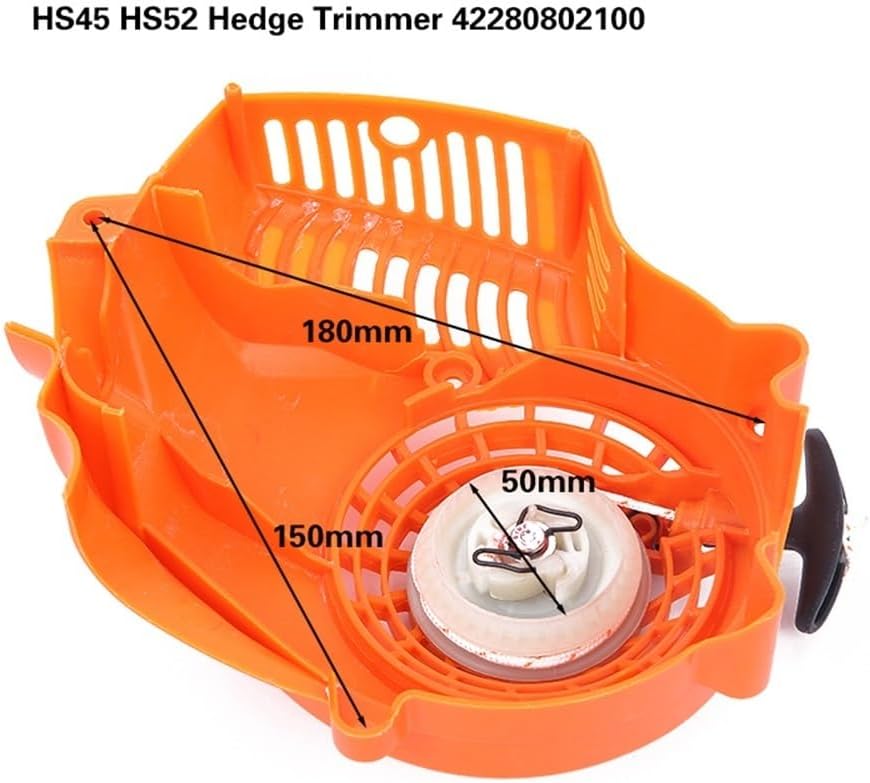 Fit for Assembly Starter HS45 Hedge 42280802100 HS45 HS52 Replacement Pull Start Rope Recoil Starter Pull Assembly Durable