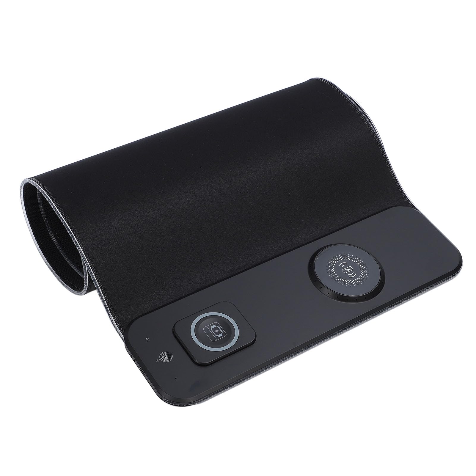 Tappetino per Mouse con Ricarica Wireless, Tappetino per Mouse RGB a Ricarica Rapida da 15 W con Luci a LED, Grande da Scrivania per Giocatori 800 X 300 Mm