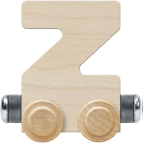 NameTrain - Carro de letra Z sin terminar, fabricado en Estados Unidos